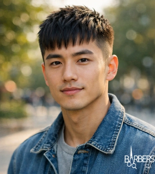 Asian French Crop Haircut