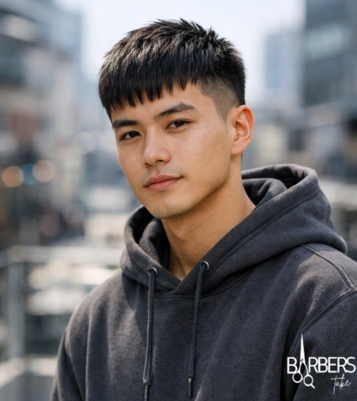 French Crop Asian Men