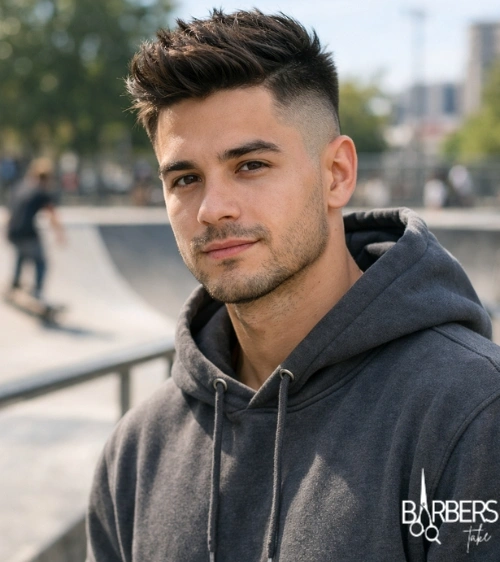 High Fade Haircut Men