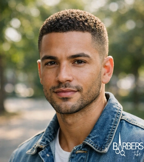10 Guard Buzz Cut Curly Hair