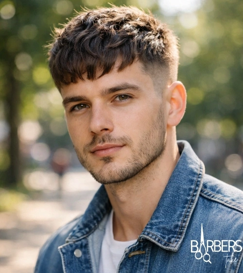 French Crop Wavy haircuts men