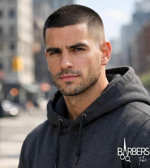 2 Guard Buzz Cut Men