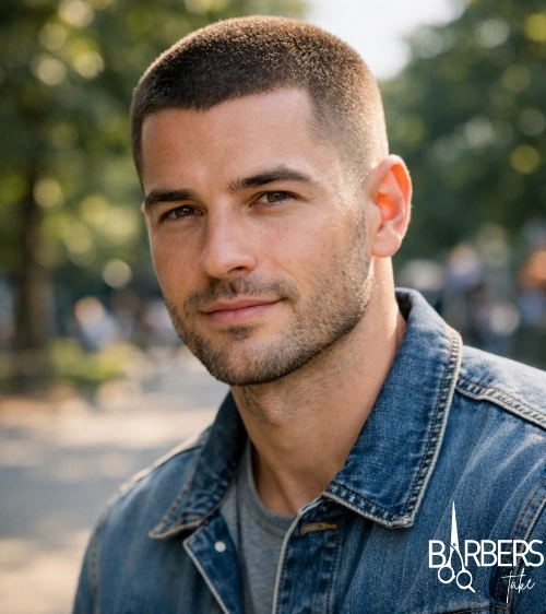 3 Guard Buzz Cut Mid Taper