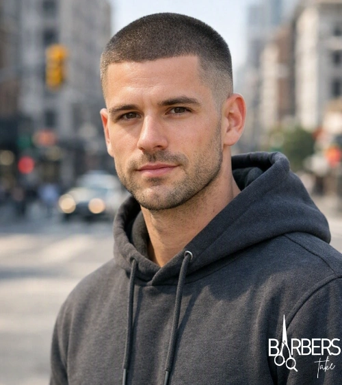 6 Guard Buzz Cut Low Fade