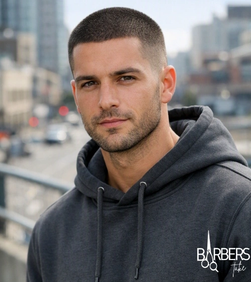 6 Guard Buzz Cut Mid Taper